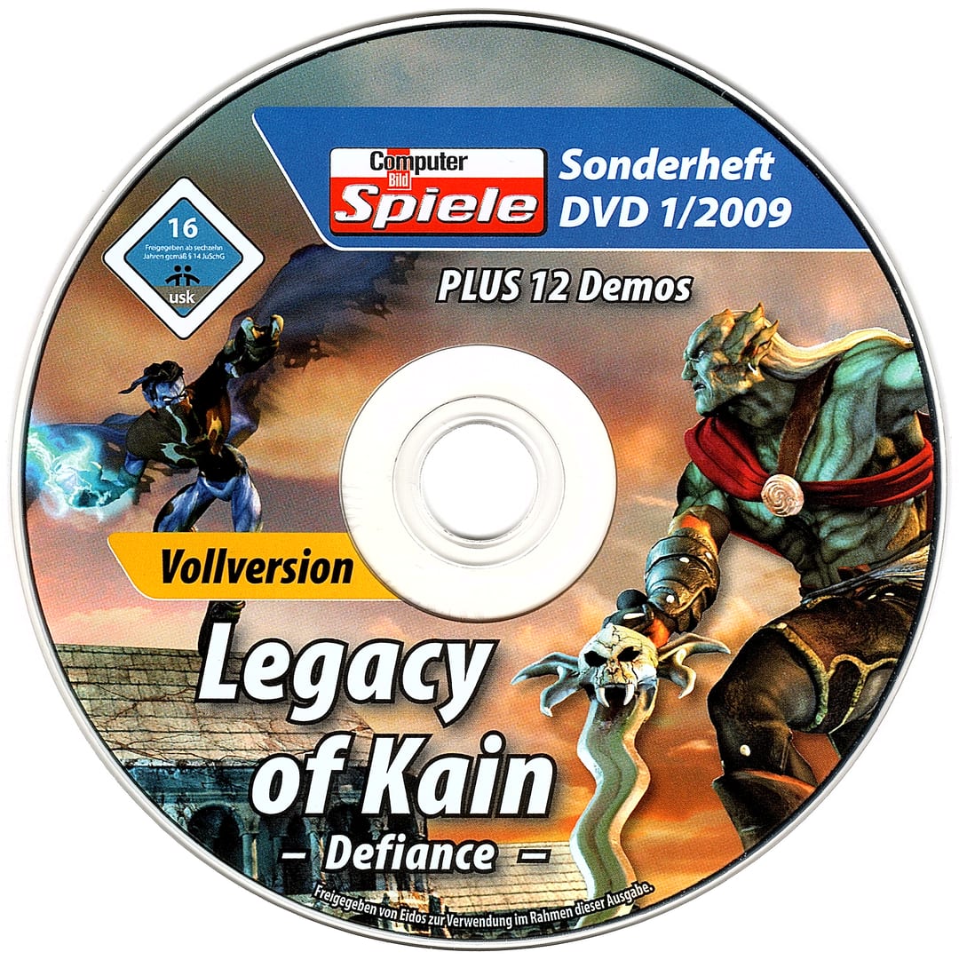Disc face for Computer Bild Spiele issue CBS012009DVDSonder.