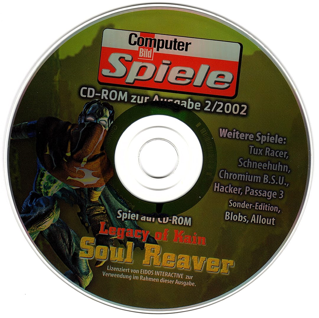 Disc face for Computer Bild Spiele issue CBS022002.