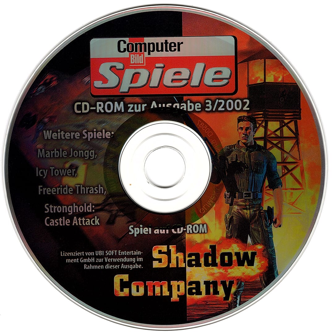 Disc face for Computer Bild Spiele issue CBS032002.