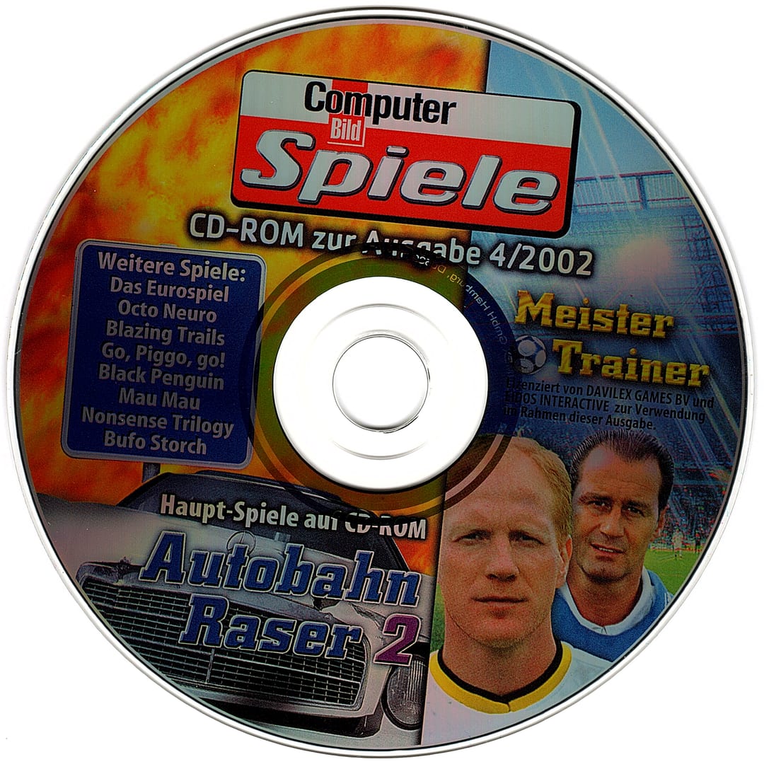 Disc face for Computer Bild Spiele issue CBS042002.