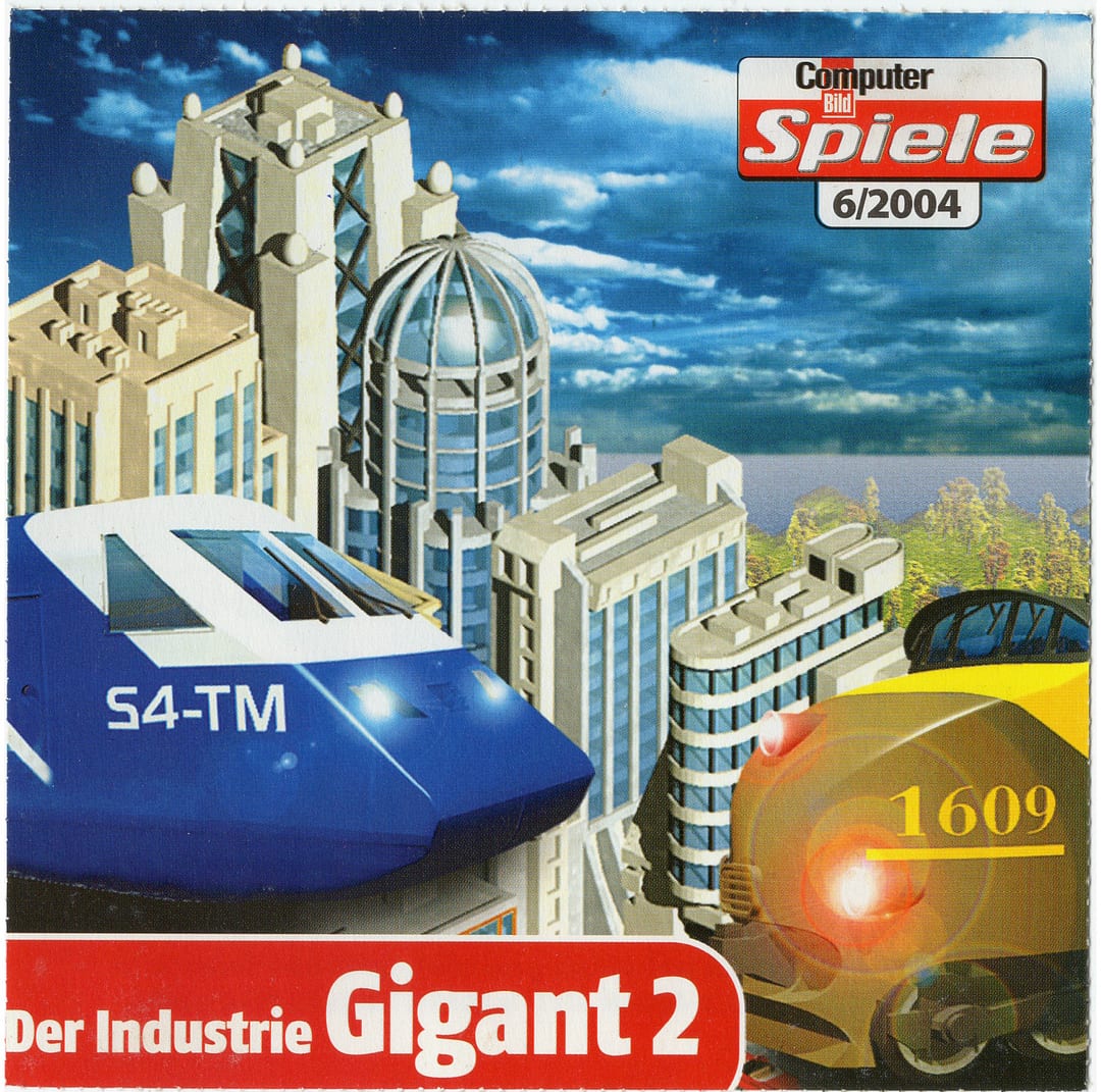 Computer Bild Spiele 6/2004 cover-disc front featuring Industrie Gigant 2.