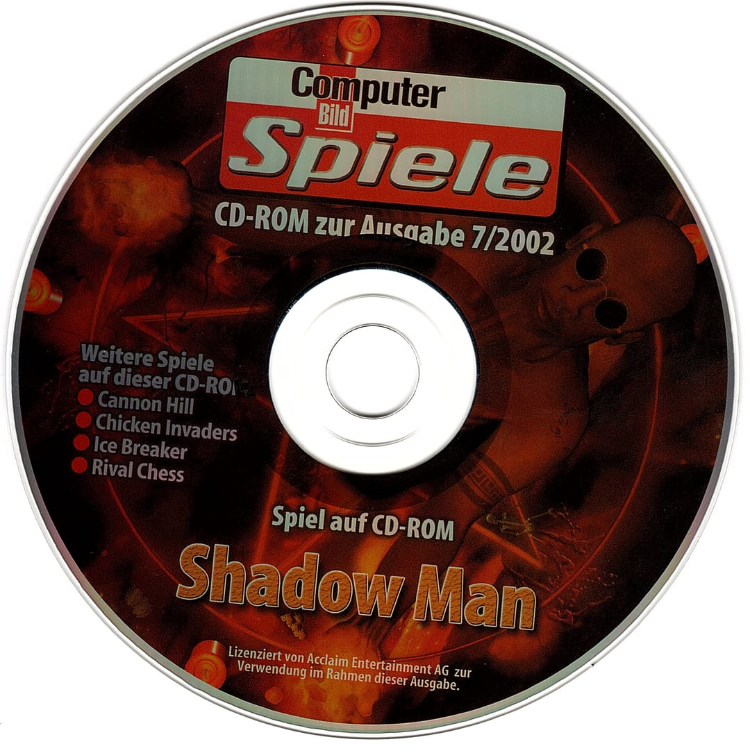 Disc face for Computer Bild Spiele issue CBS072002.