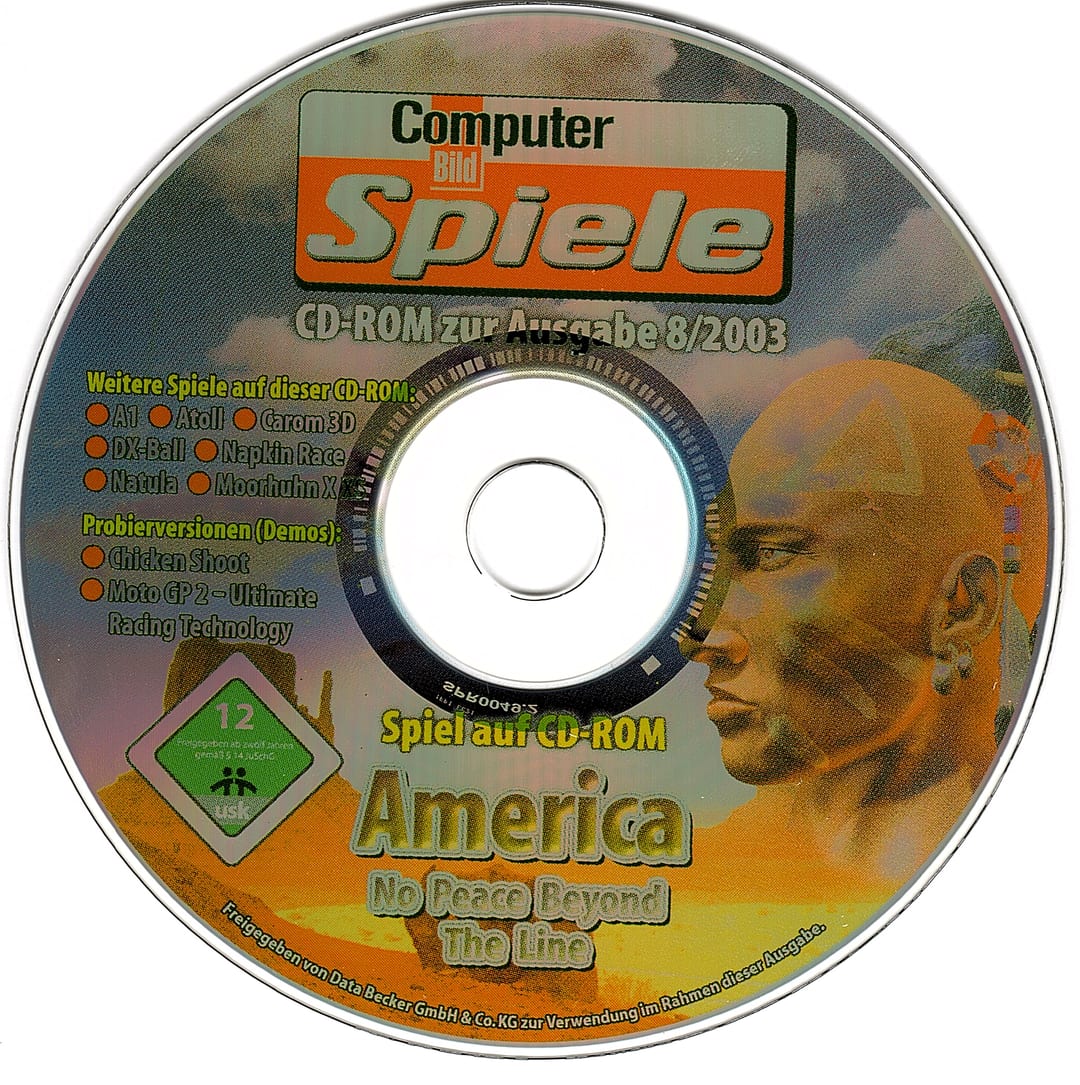 Disc face for Computer Bild Spiele issue CBS082003.