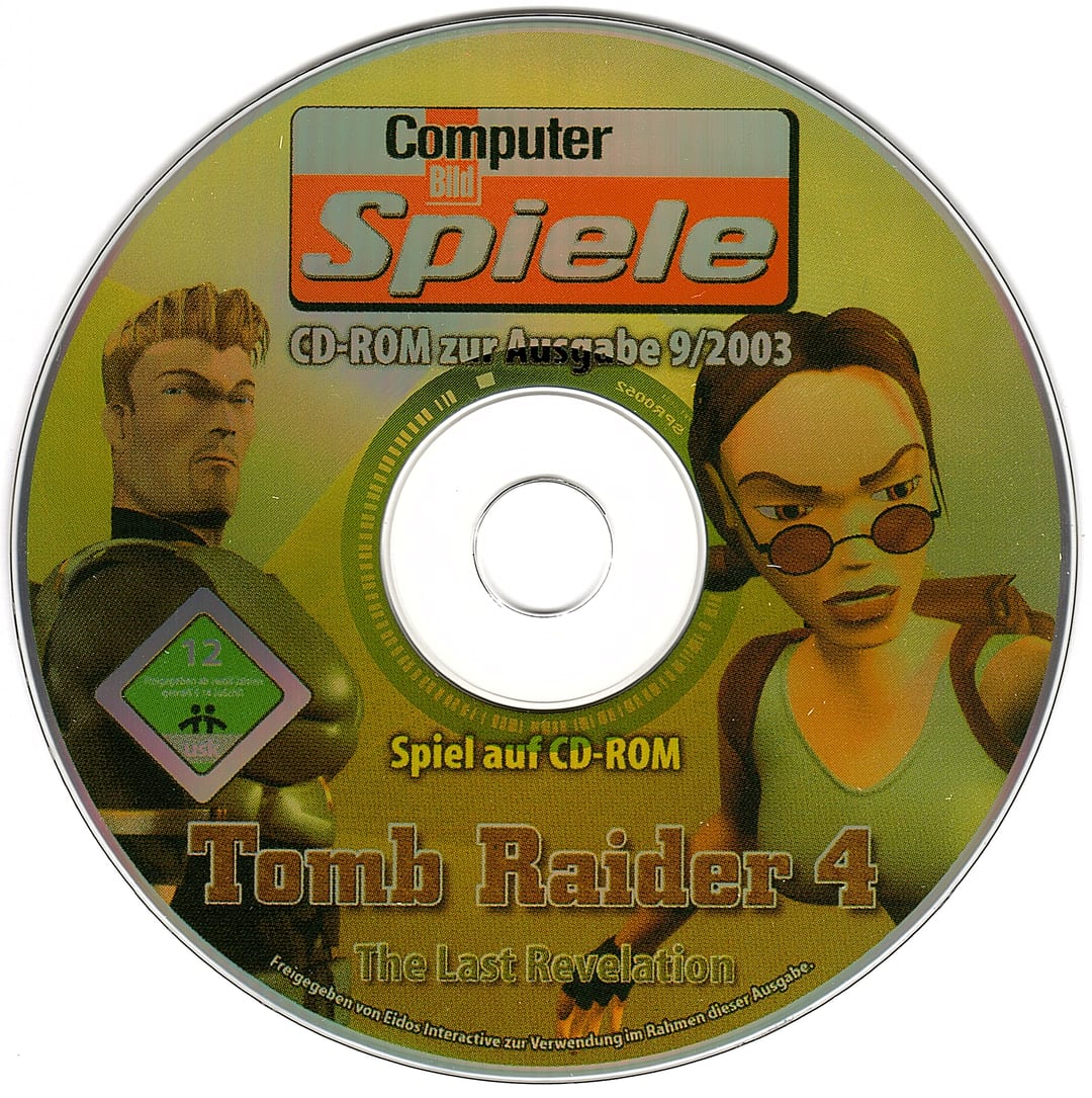 Disc face for Computer Bild Spiele issue CBS092003.