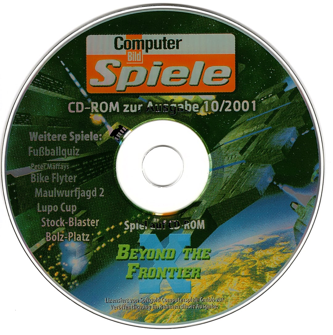 Disc face for Computer Bild Spiele issue CBS102001.