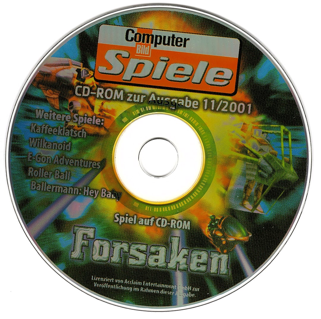 Disc face for Computer Bild Spiele issue CBS112001.