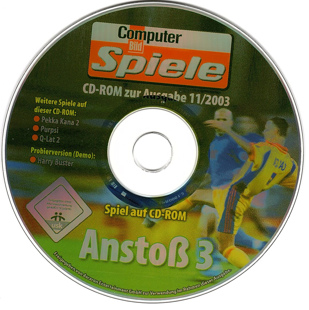 Disc face for Computer Bild Spiele issue CBS112003.