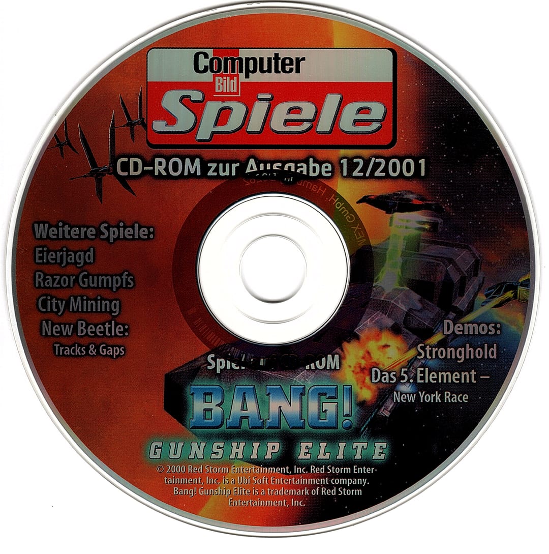 Disc face for Computer Bild Spiele issue CBS122001.