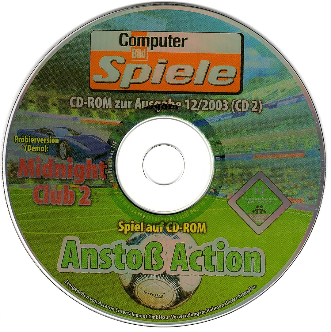 Disc face for Computer Bild Spiele issue CBS122003 (CD2).
