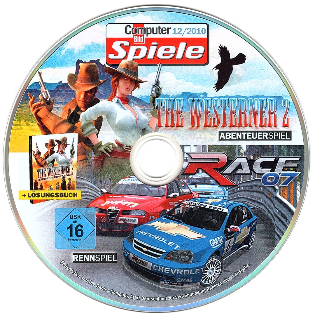 Disc face for Computer Bild Spiele issue CBS122010DVD.